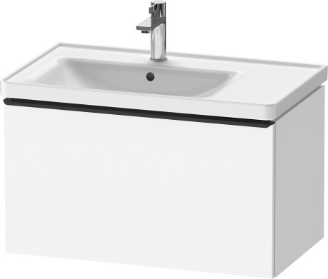 Duravit тумба подвесная под раковину 784 мм х 452 мм, d-neo, de425501818 цвет: gres pietra grey opaco
