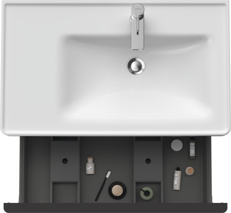 Duravit тумба подвесная под раковину 784 мм х 452 мм, d-neo, de425501818 цвет: gres pietra grey opaco