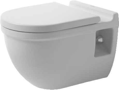 Duravit подвесной унитаз 54 см, starck 3, 2215090000 цвет: белый