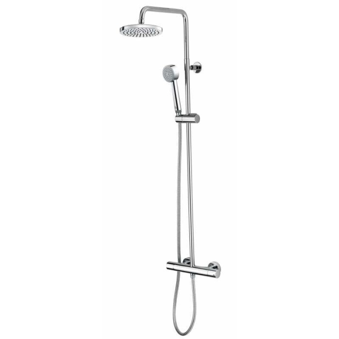 Bossini душевая стойка k-elios termostatico из лауни, elios, хром арт. l10009.030