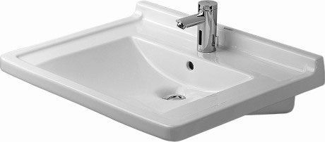 Duravit раковина подвесная 70х54 см, starck 3, 0309700000 цвет: белый