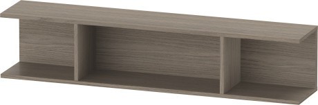 Duravit полка подвесная в ванную комнату с 3 отделениями 150 мм х 800 мм х 170 мм, ketho.2, k21208035350000 цвет: дуб терра