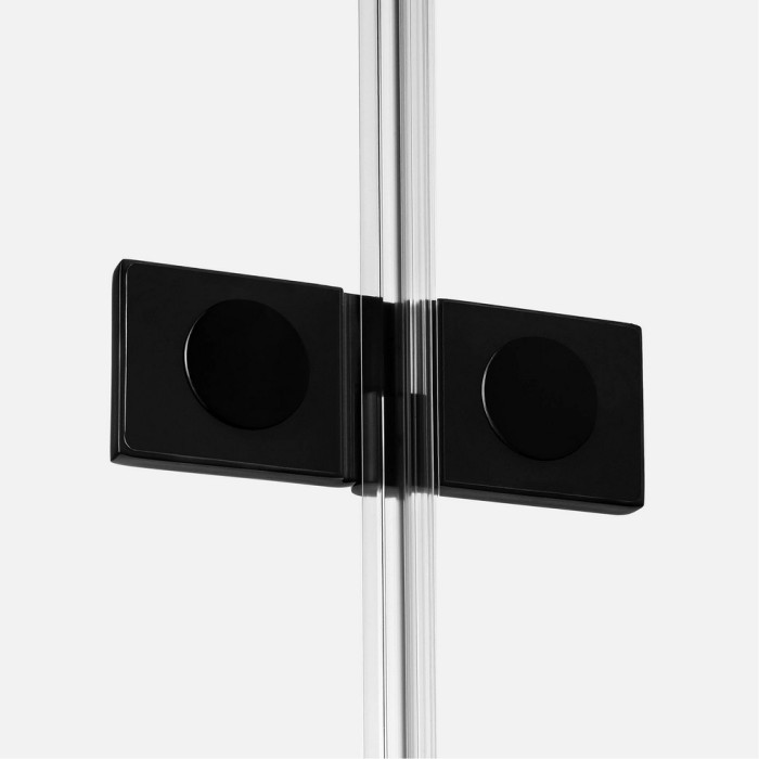 Душевое ограждение 120x100x200, New trendy Avexa black, черный арт. EXK-1622