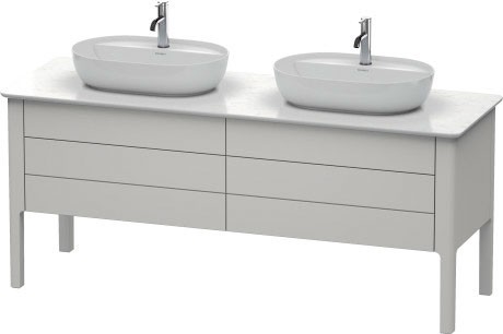 Duravit тумба напольная под столешницу скандинавский, luv, lu9567b3939 цвет: скандинавский белый