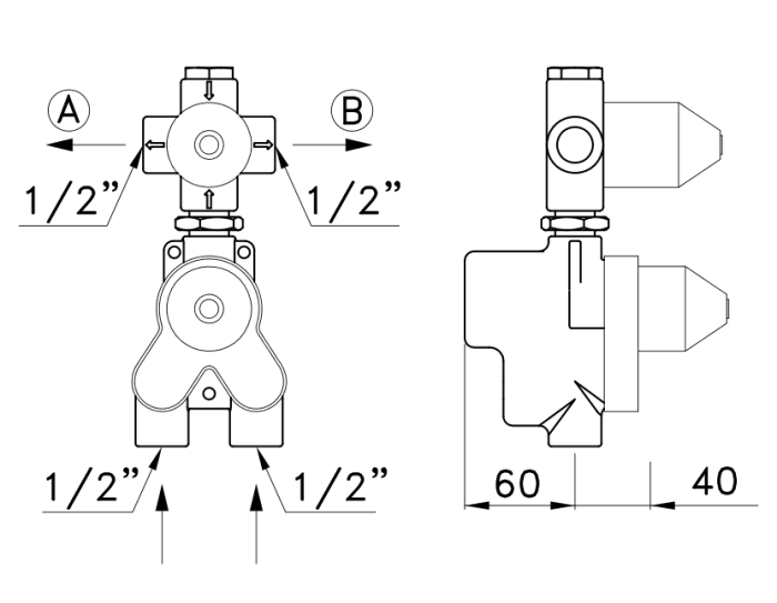 Stella внутренняя часть для смесителя, без коллекции, бронза арт. un060030000