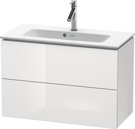 Duravit тумба подвесная под раковину, l-cube, lc625702222 цвет: белый глянцевый