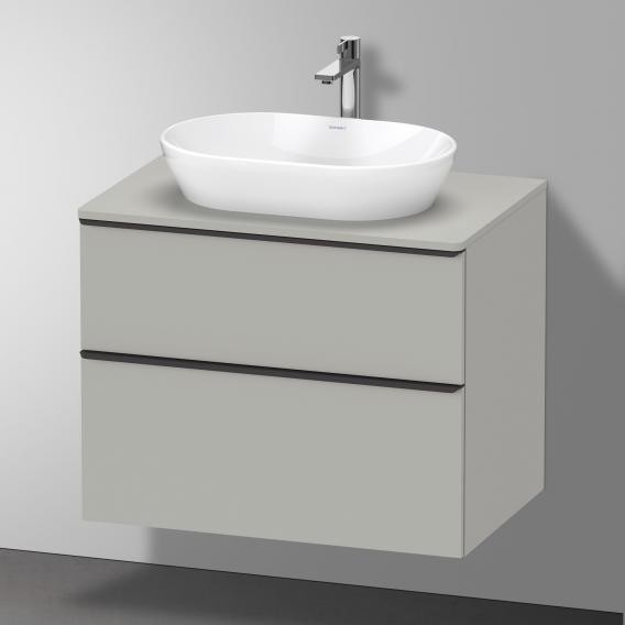 Duravit тумба подвесная под раковину 800 мм х 550 мм, d-neo, de496700707 цвет: бетонно-серый матовый