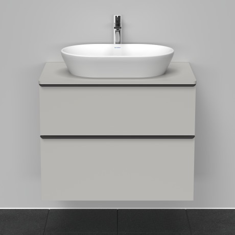 Duravit тумба подвесная под раковину 800 мм х 550 мм, d-neo, de496700707 цвет: бетонно-серый матовый