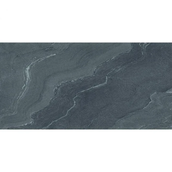 Ergon керамогранитная плитка 600x1200 stone talk martellata dark naturale, арт. ed61