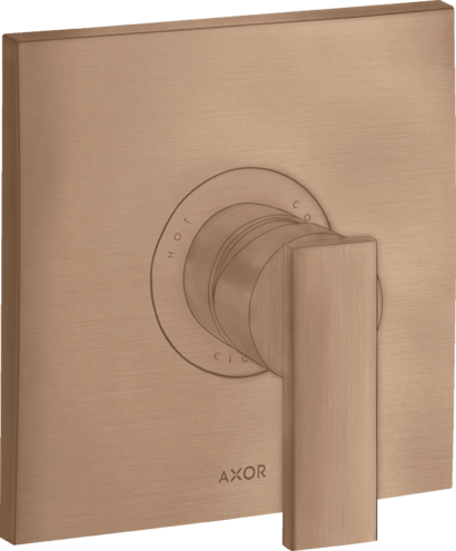 AXOR смеситель для душа, однорычажный, скрытого монтажа, Citterio, шлифованное красное золото арт. 39655310