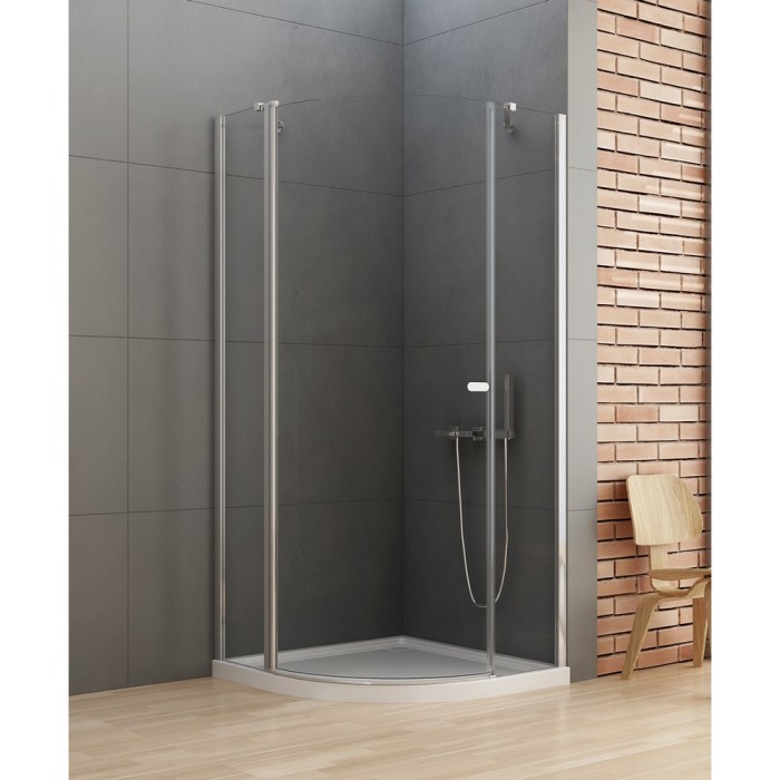 Душевое ограждение 90x90x195, New trendy New soleo chrome, хром арт. K-0416