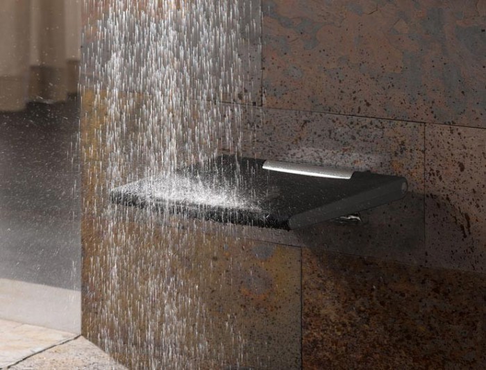 Keuco складное сиденье, plan, белый, хром арт. 14983 010051