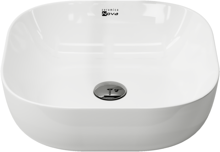 Ceramicanova раковина накладная element, cn1605 цвет: белый