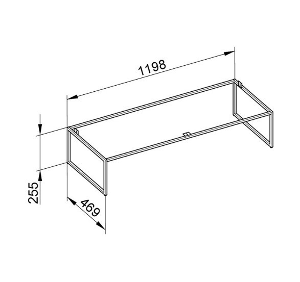 Keuco напольные ножки лак инокс, plan, арт. 32998 290006