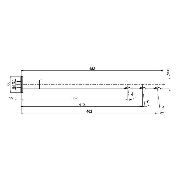 Fima Carlo Frattini верхний душ still 316, настенный soffioni, нержавеющая сталь арт. f5912sinox