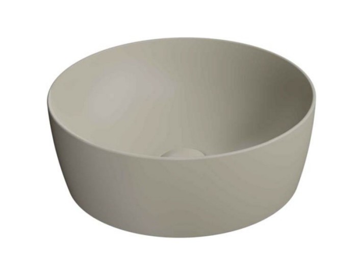 GSI Раковина накладная 40х40х14 см, creta matte, санфаянс, Color-elements - 903908