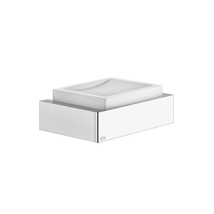 Gessi Мыльница подвесная, Rettangolo, 20801#031 цвет: хром/белый