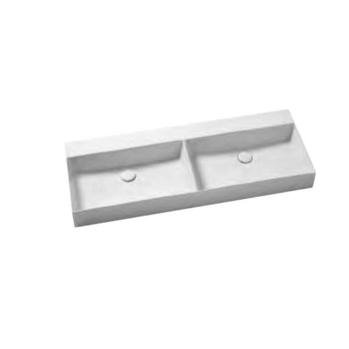 Azzurra Раковина 45x122 Elegance, ELLP12245DQ0BI/(EQA122 2V bi)*0 цвет: белый