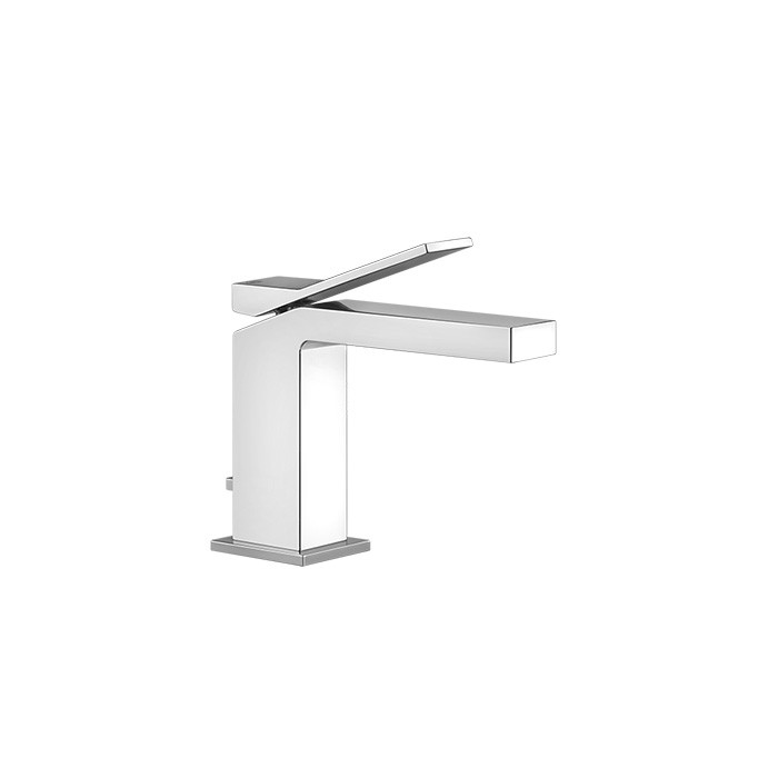 Gessi Смеситель для раковины на 1 отверстие, с донным клапаном, Rettangolo, 53001#031 цвет: хром