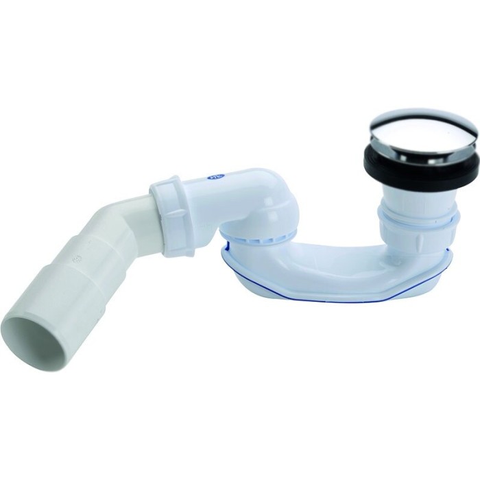 Radaway сифон для душевого поддона d50 clic-clak хром, Turboflow - 578P