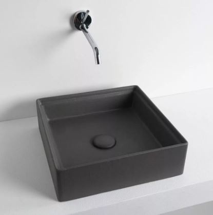 ArtCeram раковина (накладная), scl001 15 00 scalino цвет: серый матовый