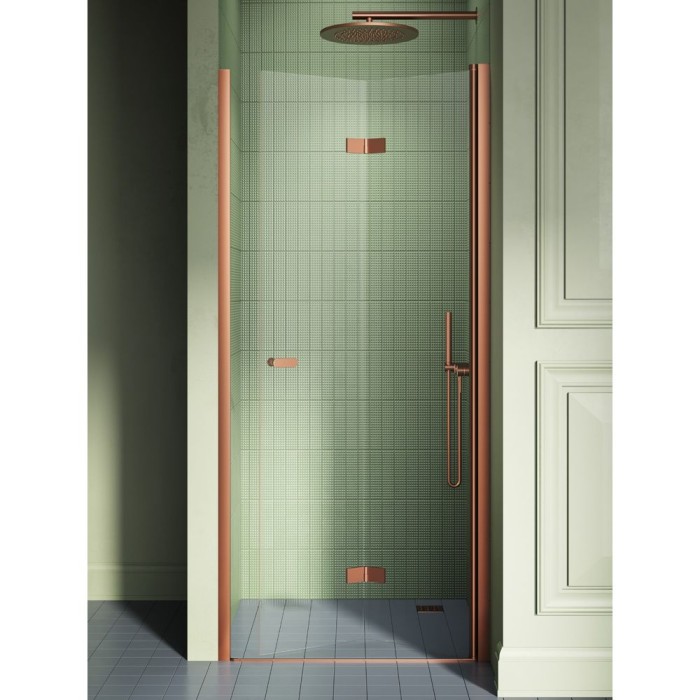 Дверь в нишу r 80x195, New trendy New soleo copper brushed, браширо арт. D-0502A