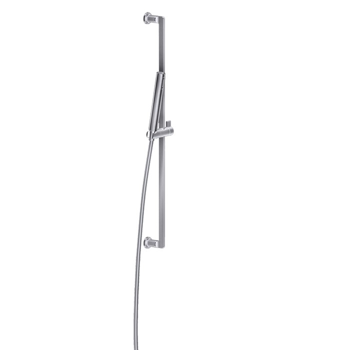 Gessi Штанга в комплекте с душевой лейкой, шланг 1,50 м, Inciso, 58145#149 цвет: finox