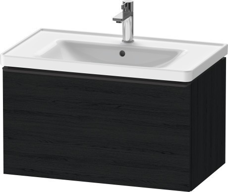Duravit тумба подвесная под раковину 784 мм х 452 мм, d-neo, de425501616 цвет: чёрный дуб