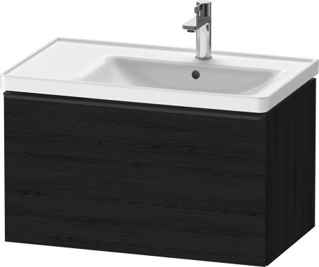 Duravit тумба подвесная под раковину 784 мм х 452 мм, d-neo, de425501616 цвет: чёрный дуб