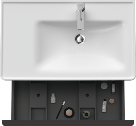 Duravit тумба подвесная под раковину 784 мм х 452 мм, d-neo, de425501616 цвет: чёрный дуб