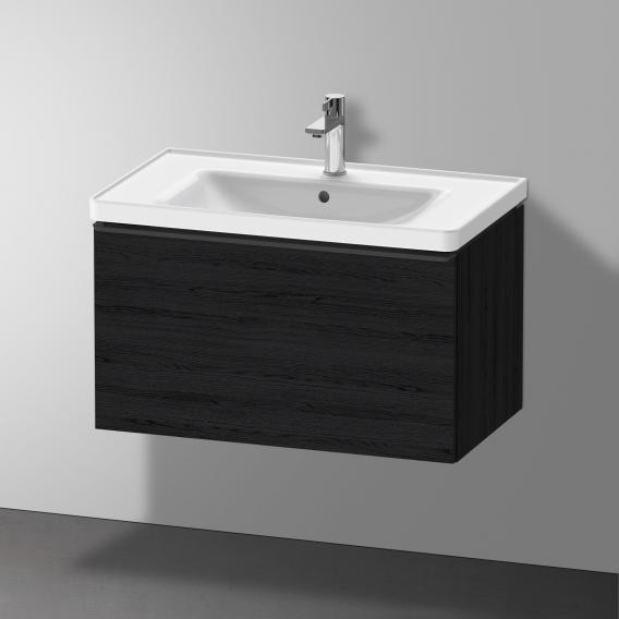 Duravit тумба подвесная под раковину 784 мм х 452 мм, d-neo, de425501616 цвет: чёрный дуб