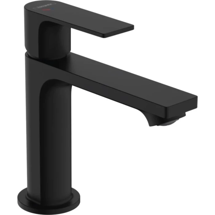 Hansgrohe смеситель для раковины без донного клапана coolstart, Rebris E, черный арт. 72560670