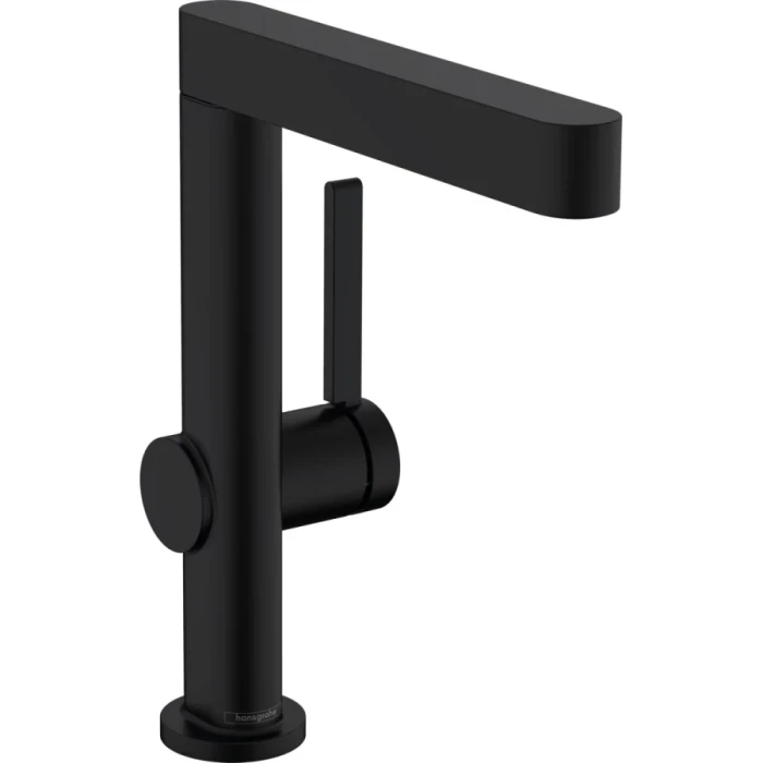 Hansgrohe смеситель для раковины с донным клапаном, Finoris, черный арт. 76060670