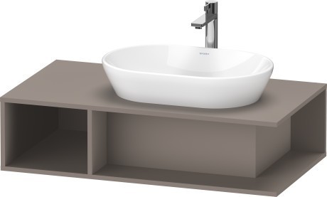 Duravit тумба подвесная под раковину справа 1000 мм х 550 мм, d-neo, de495904343 цвет: базальт матовый