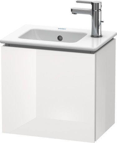 Duravit тумба подвесная под раковину, l-cube, lc6272r2222 цвет: белый глянцевый