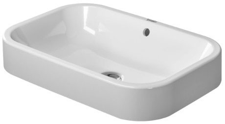 Duravit раковина встраиваемая сверху 60х40см, happy d.2, 2314600000 цвет: белый