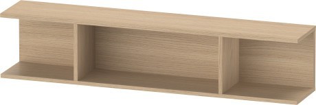 Duravit полка подвесная в ванную комнату с 3 отделениями 150 мм х 800 мм х 170 мм, ketho.2, k21208030300000 цвет: натуральный дуб