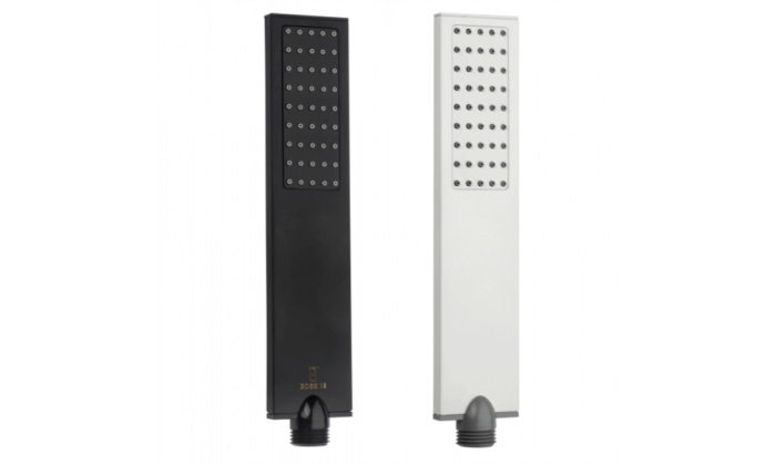 Bossini ручной душ с моноструёй, flat, черный арт. b00270.073