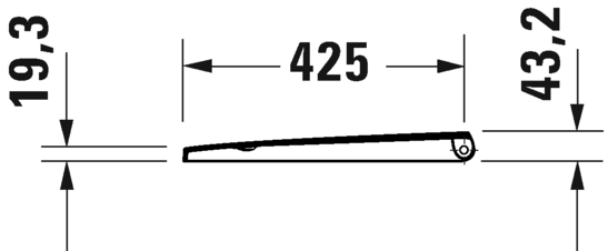 Duravit сиденье для унитаза с крышкой cъёмное, с автоматическим закрыванием, d-neo, 0021690000 цвет: белый