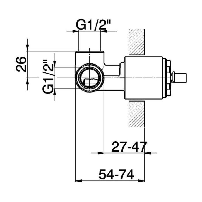 Cisal внутрення часть для однорычажного смесителя для душа, zb00530004 cisal