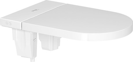 Duravit крышка-биде для унитаза со скрытым подключением light, sensowash starck f, 612001012000310 цвет: белый