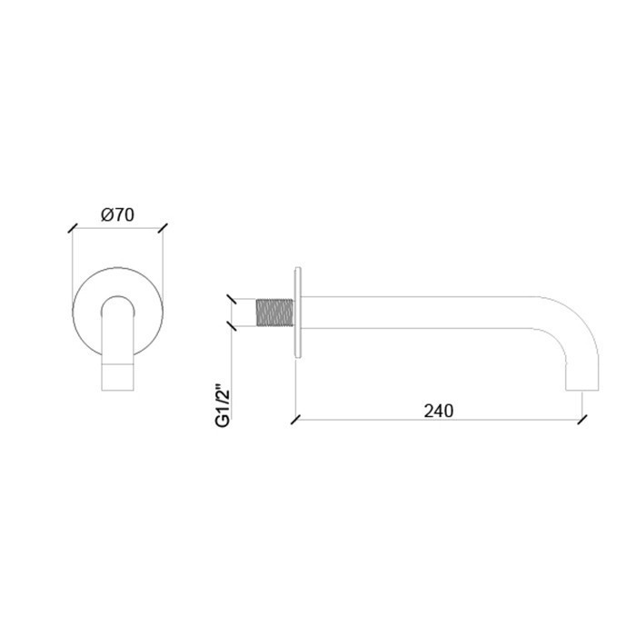 Almar излив для ванны, waterfalls, e098007.cr цвет: хром