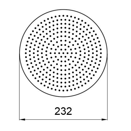 Almar верхний душ velvet, арт. e044292.mw