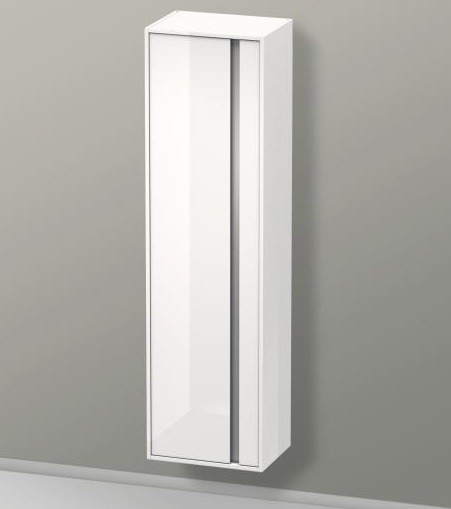 Duravit шкаф высокий левый, с полками, ketho, kt1265l2222 цвет: белый глянцевый