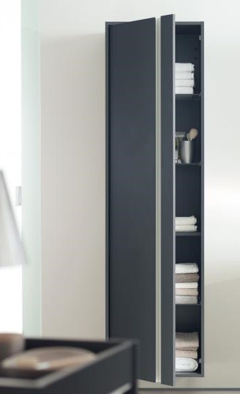 Duravit шкаф высокий левый, с полками, ketho, kt1265l2222 цвет: белый глянцевый