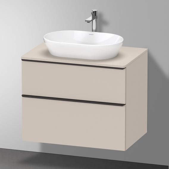 Duravit тумба подвесная под раковину 800 мм х 550 мм, d-neo, de496709191 цвет: серо-коричневый матовый