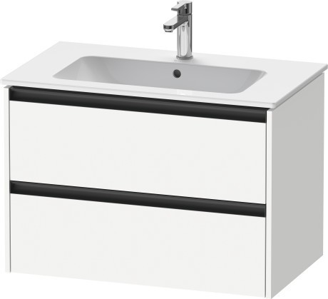 Duravit тумба подвесная под раковину 480 мм х 810 мм х 550 мм, ketho.2, k25263018180000 цвет: gres pietra grey opaco