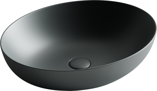 Ceramicanova раковина накладная element, cn6017mdh цвет: серый