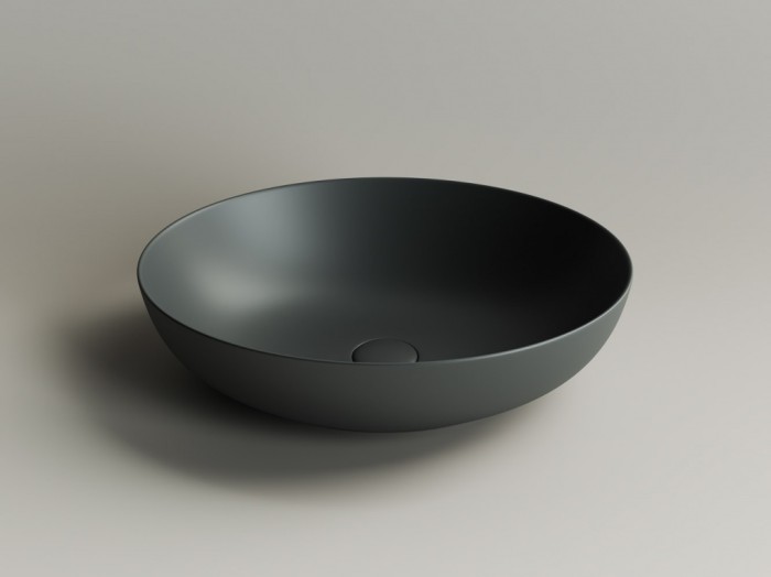 Ceramicanova раковина накладная element, cn6017mdh цвет: серый