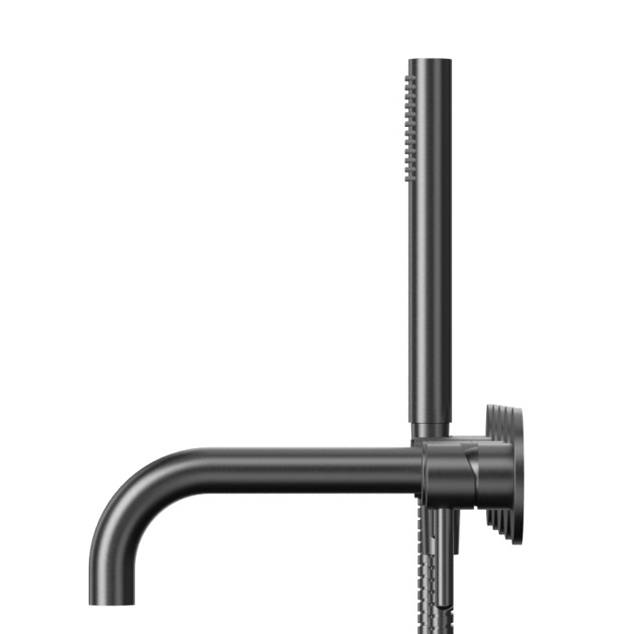 Смеситель для ванны скрытого монтажа, Whitecross Y gunmetal, оружейная сталь арт. Y1240GM